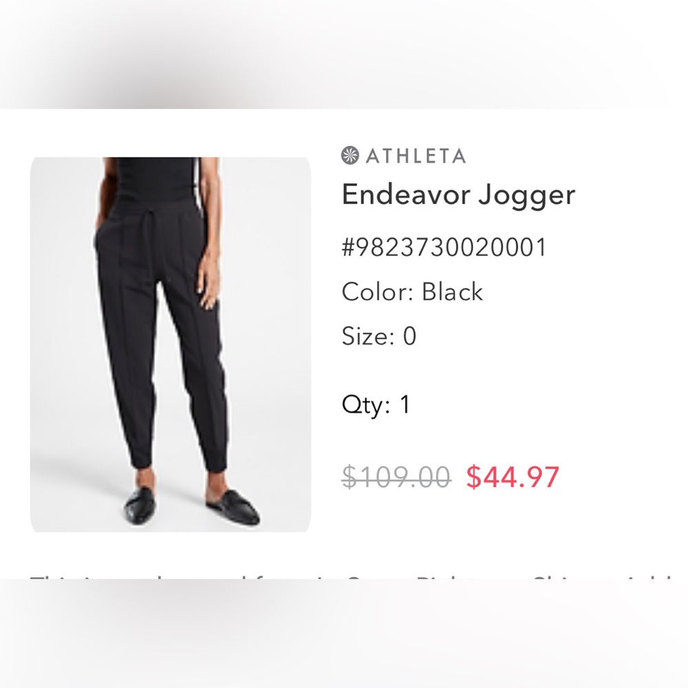 BRAND NEW Athleta joggers